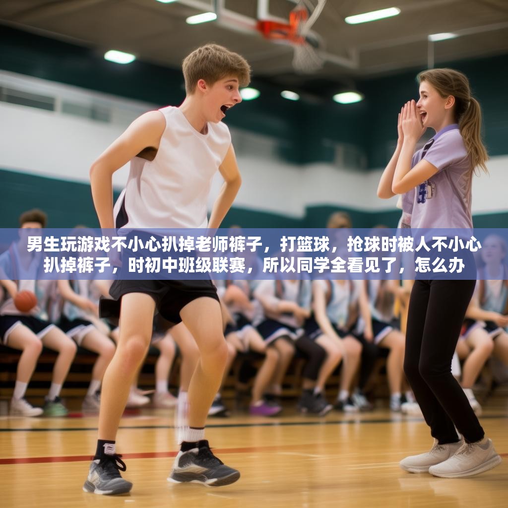 男生玩游戏不小心扒掉老师裤子，打篮球，抢球时被人不小心扒掉裤子，时初中班级联赛，所以同学全看见了，怎么办