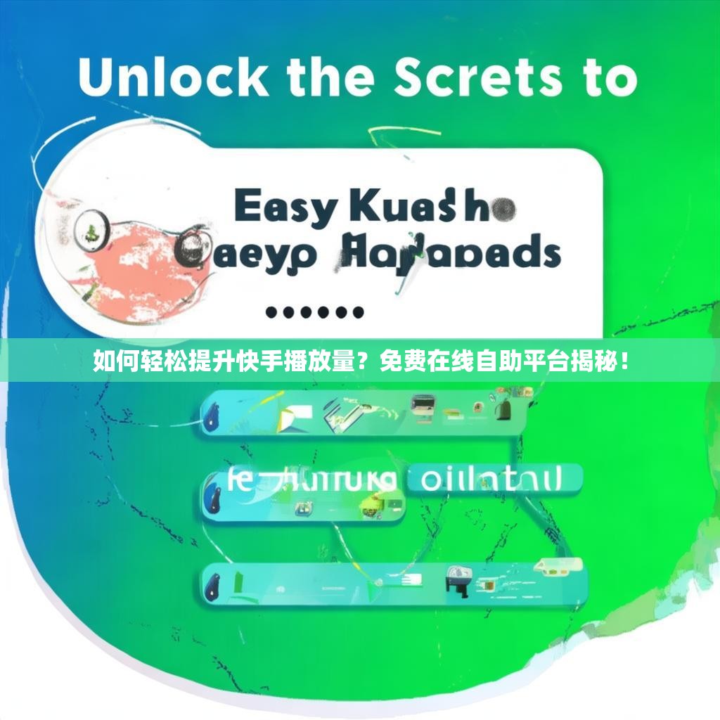 如何轻松提升快手播放量？免费在线自助平台揭秘！