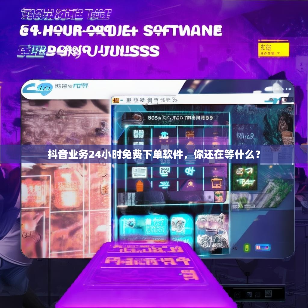 抖音业务24小时免费下单软件，你还在等什么？