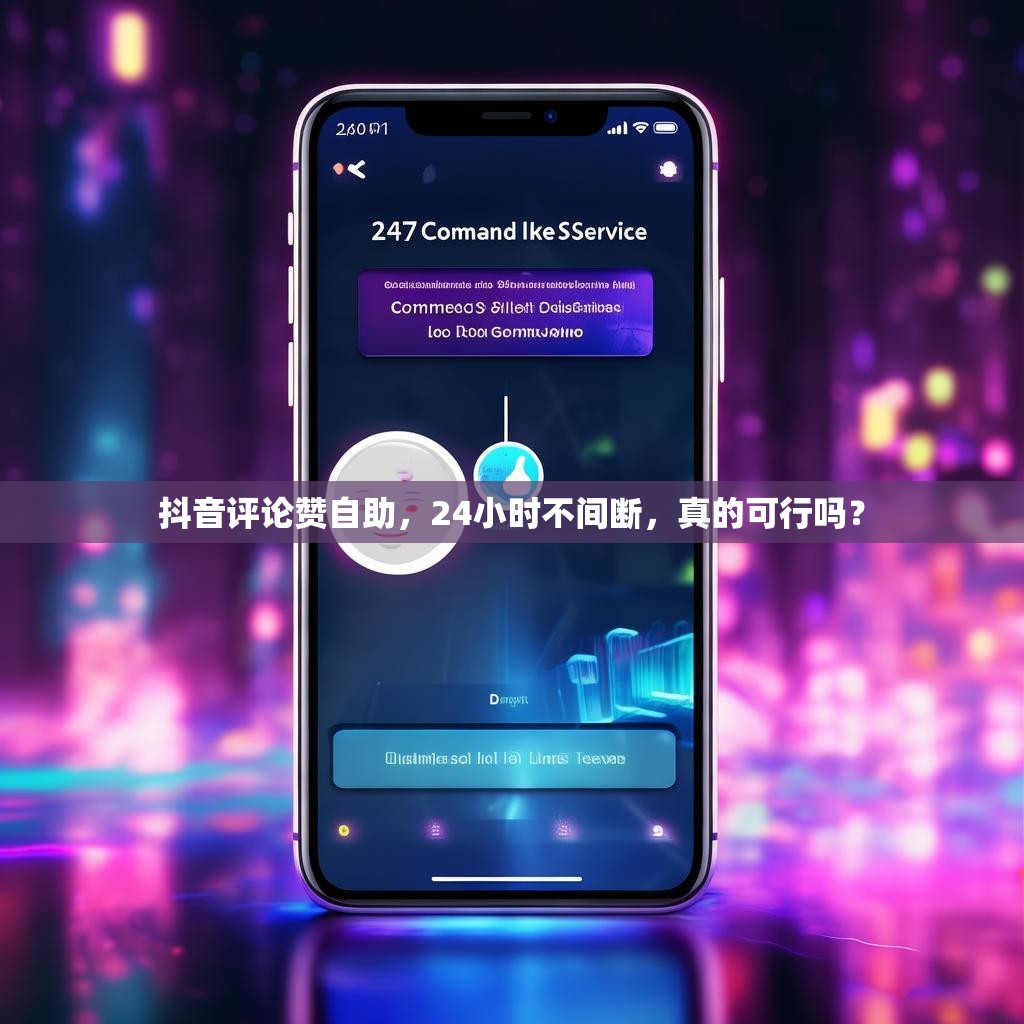 抖音评论赞自助，24小时不间断，真的可行吗？