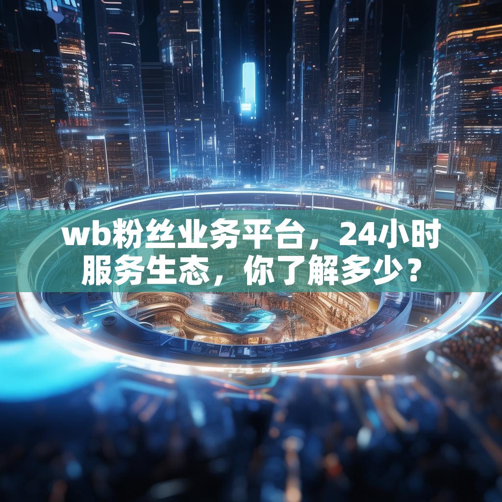 wb粉丝业务平台，24小时服务生态，你了解多少？