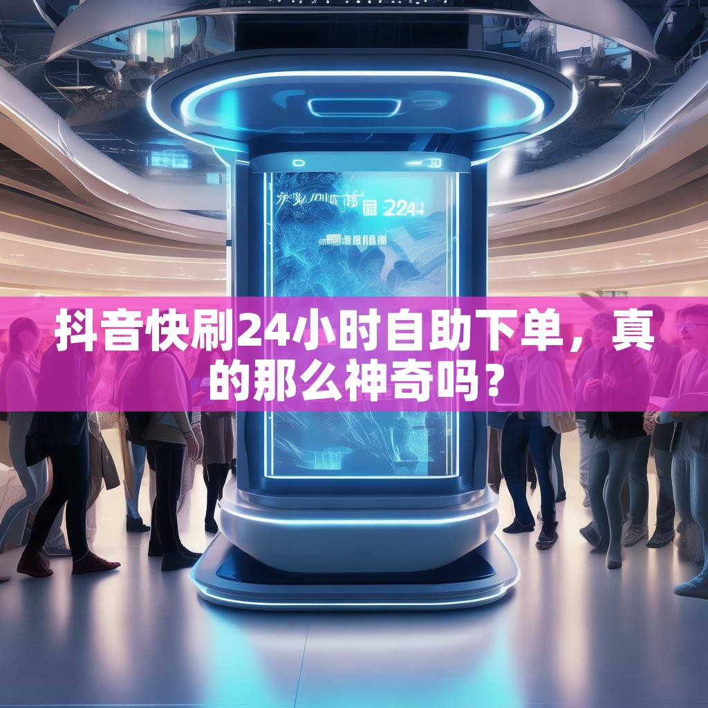 抖音快刷24小时自助下单，真的那么神奇吗？