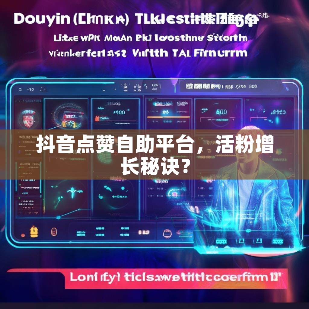 抖音点赞自助平台，活粉增长秘诀？