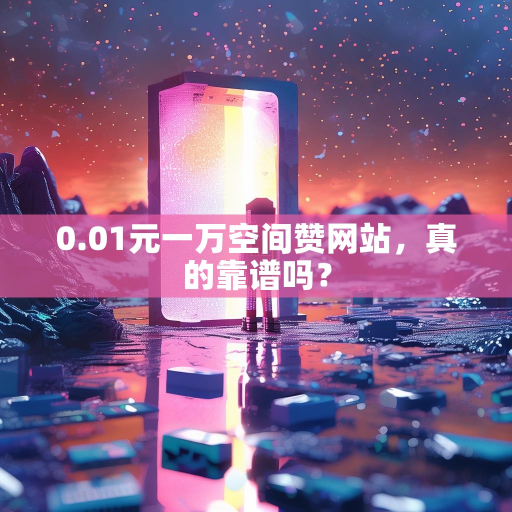 0.01元一万空间赞网站，真的靠谱吗？