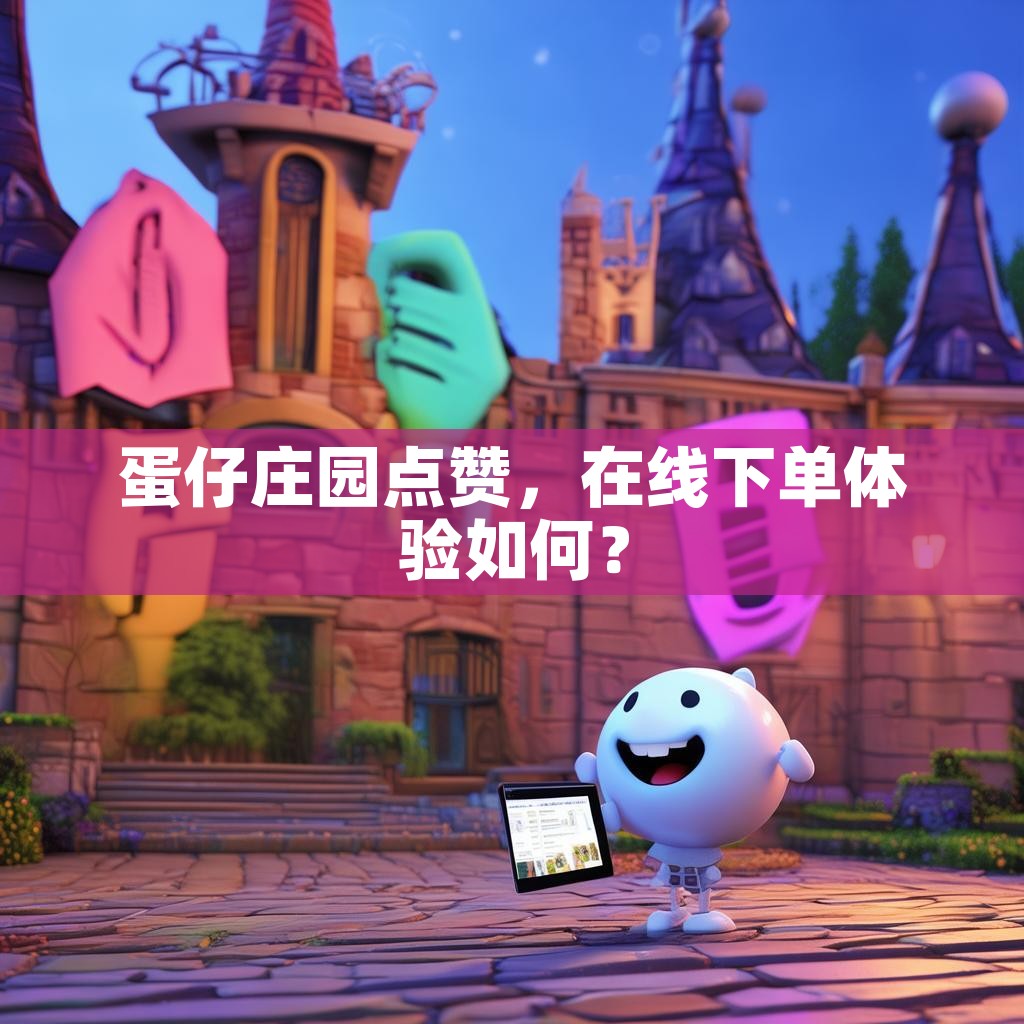 蛋仔庄园点赞，在线下单体验如何？