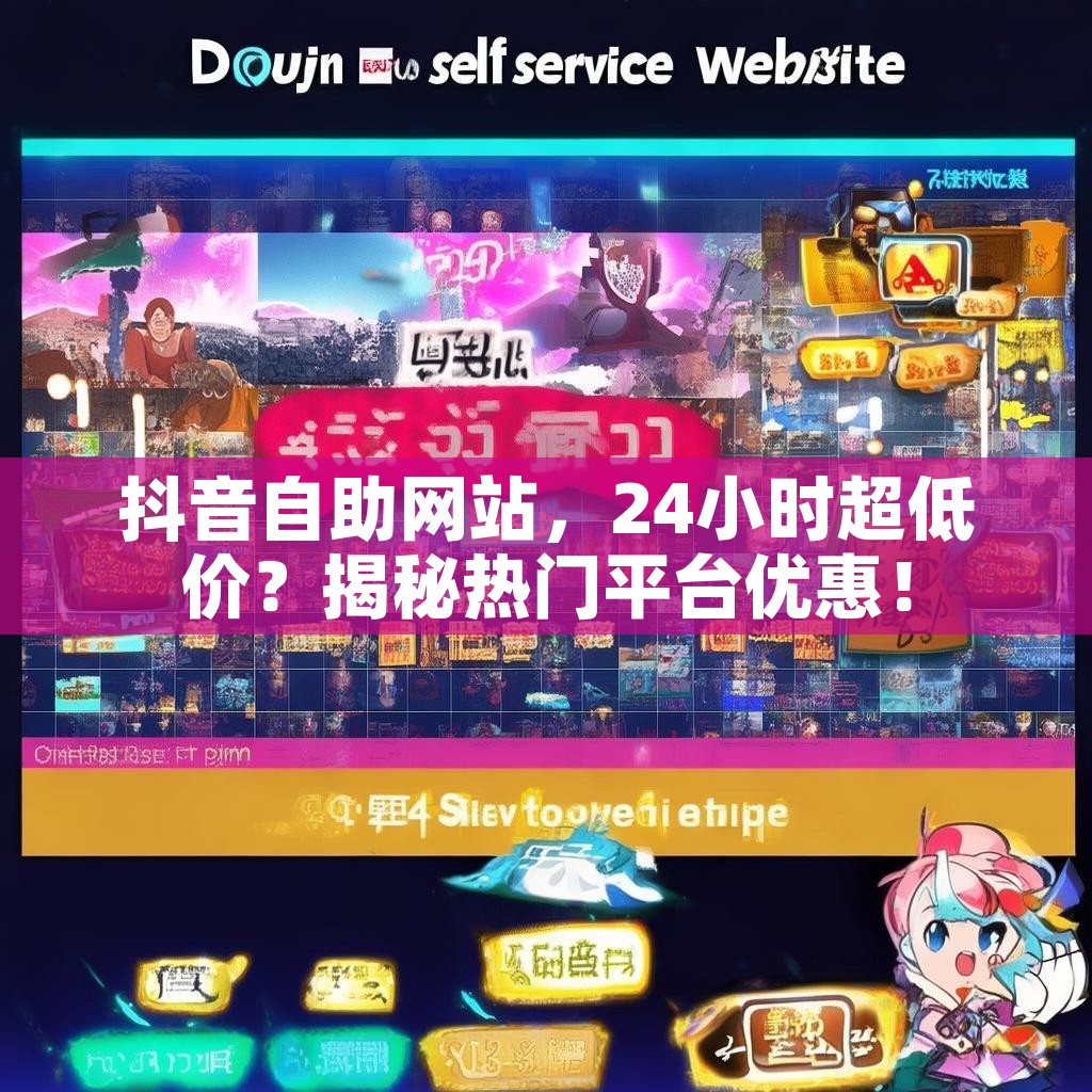 抖音自助网站，24小时超低价？揭秘热门平台优惠！