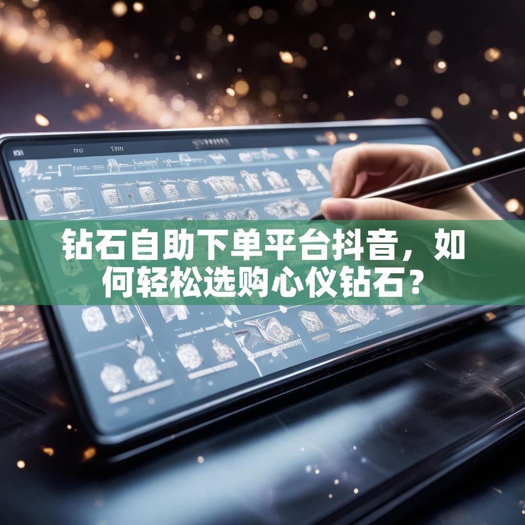钻石自助下单平台抖音，如何轻松选购心仪钻石？