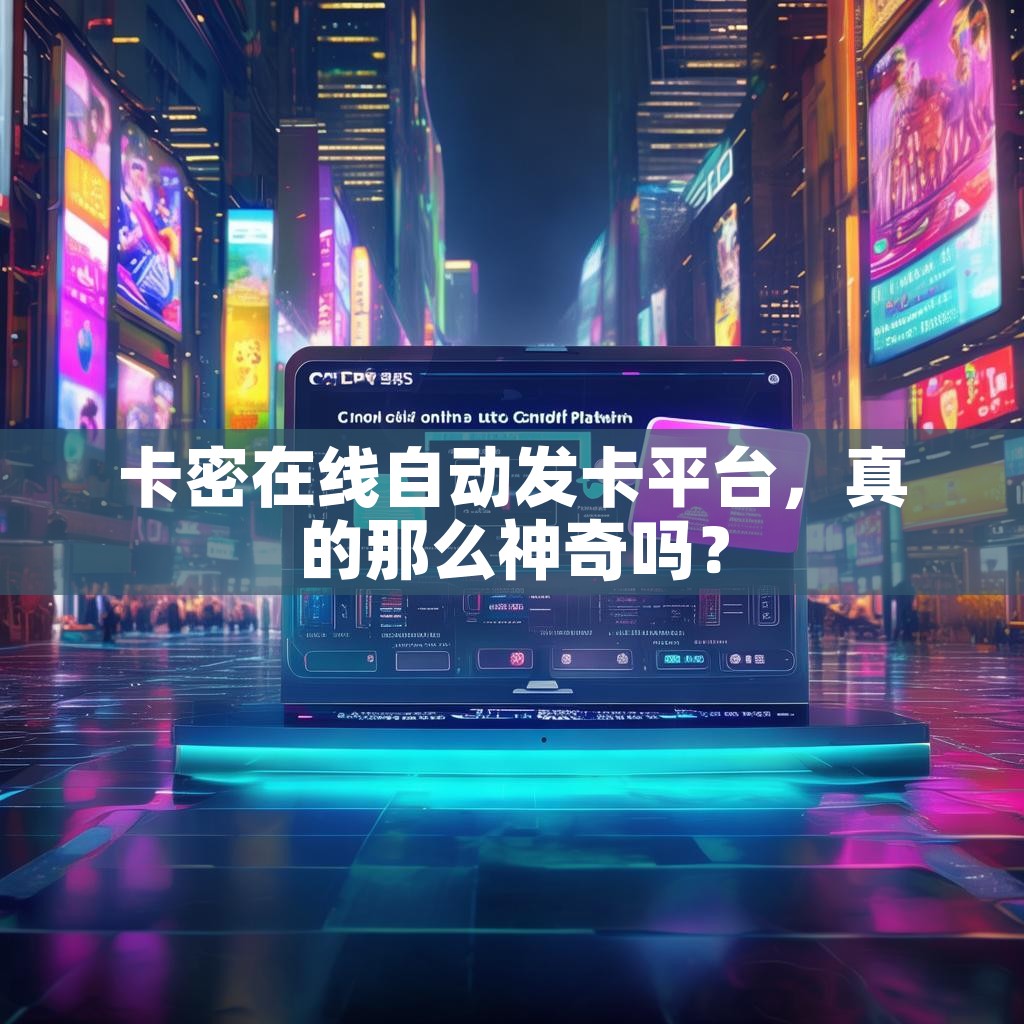 卡密在线自动发卡平台，真的那么神奇吗？