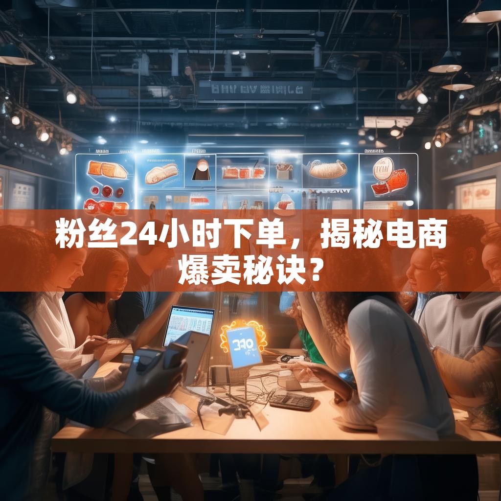 粉丝24小时下单,揭秘电商爆卖秘诀?