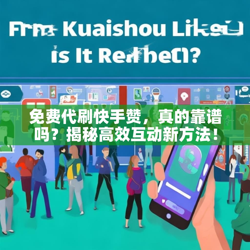免费代刷快手赞，真的靠谱吗？揭秘高效互动新方法！