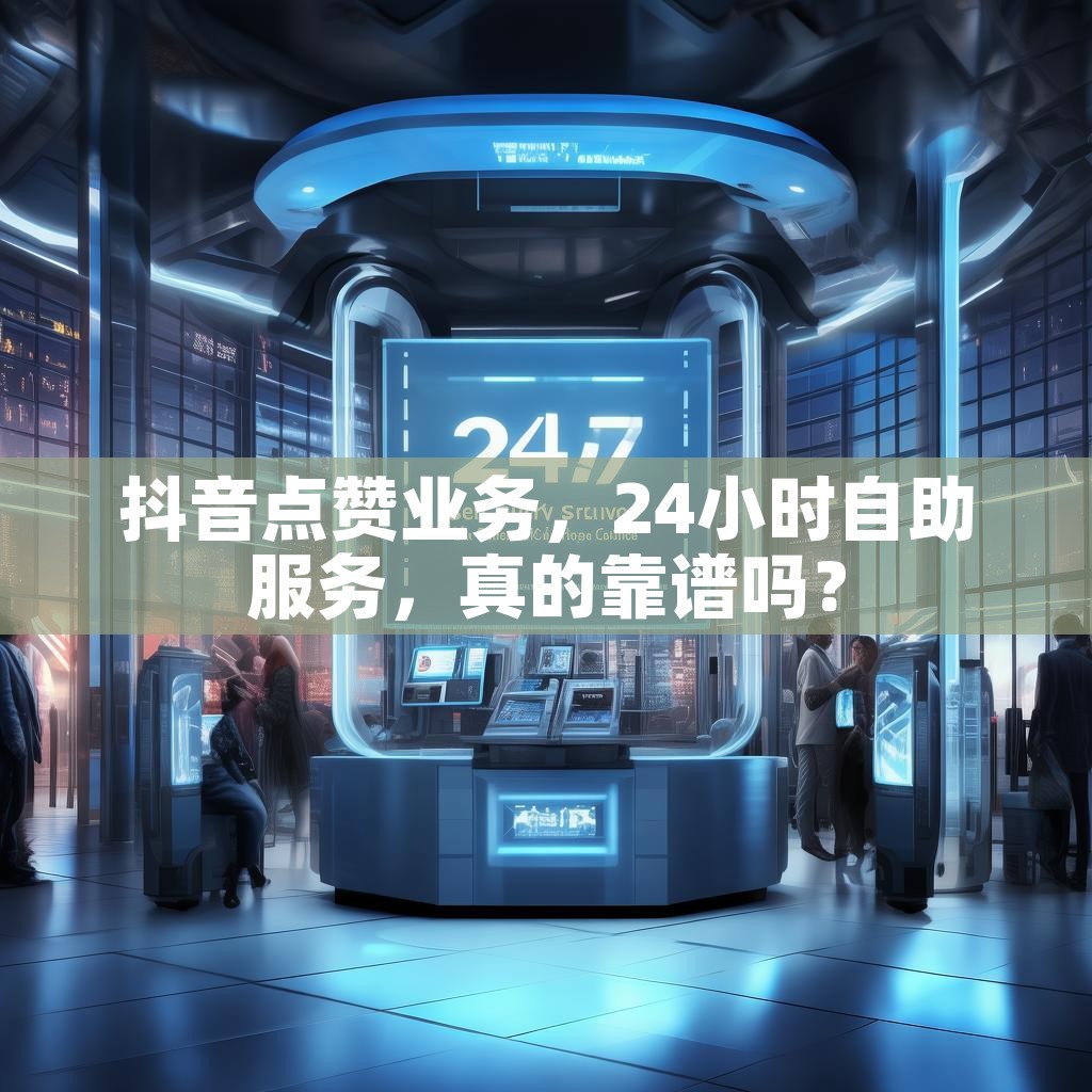 抖音点赞业务，24小时自助服务，真的靠谱吗？