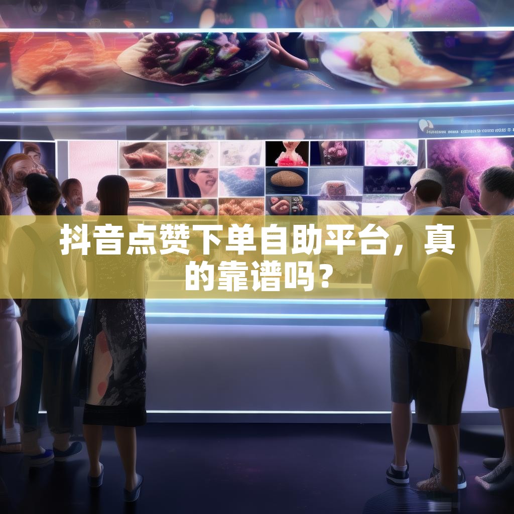 抖音点赞下单自助平台，真的靠谱吗？