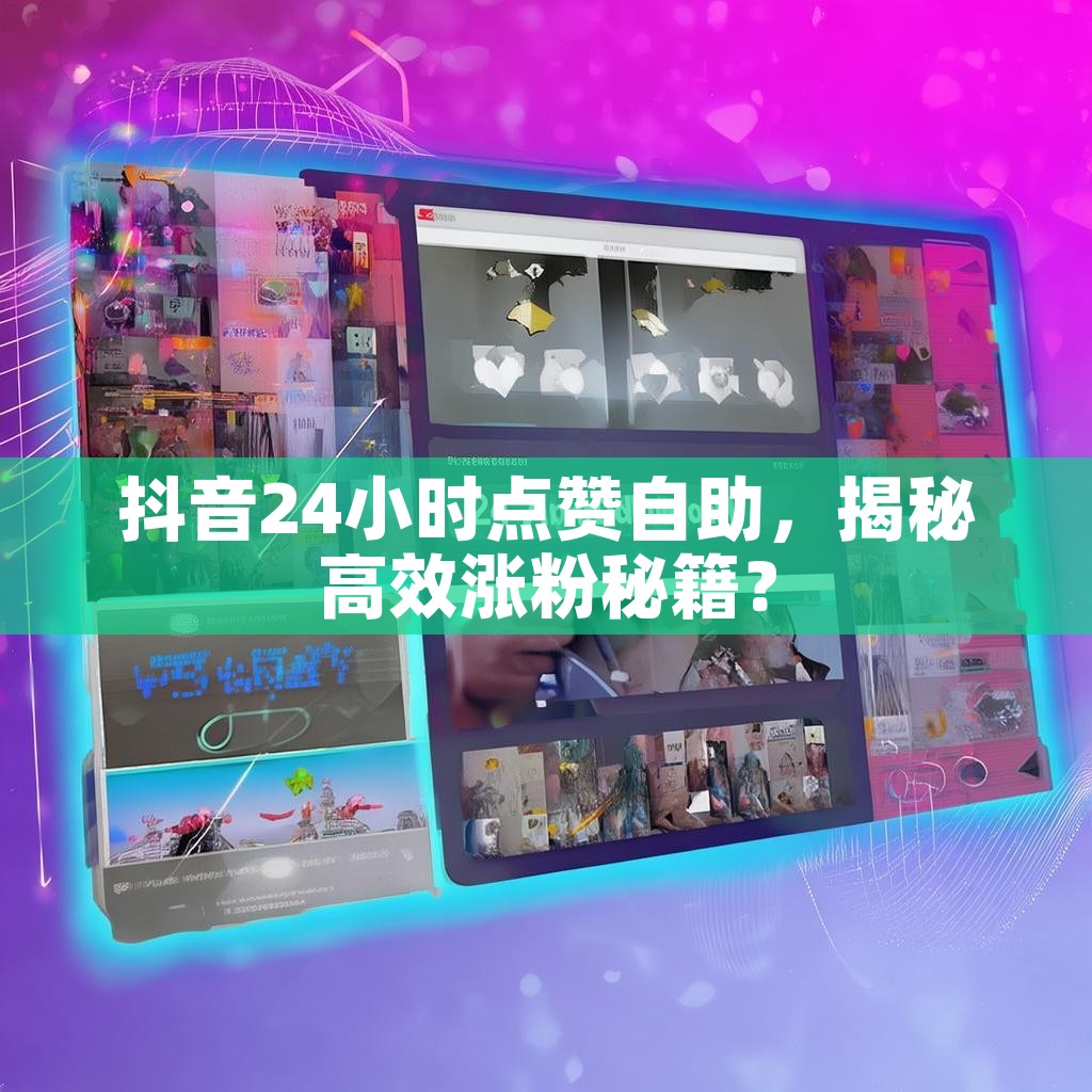 抖音24小时点赞自助，揭秘高效涨粉秘籍？