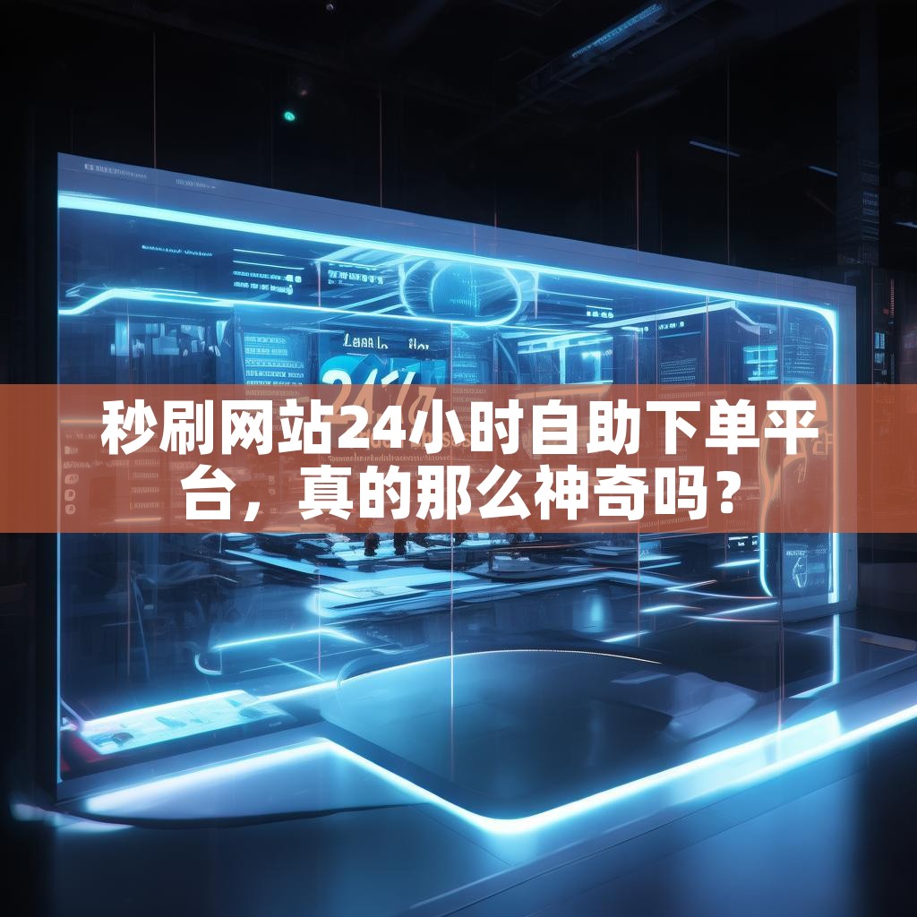 秒刷网站24小时自助下单平台，真的那么神奇吗？