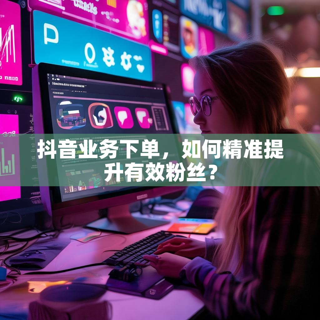 抖音业务下单，如何精准提升有效粉丝？