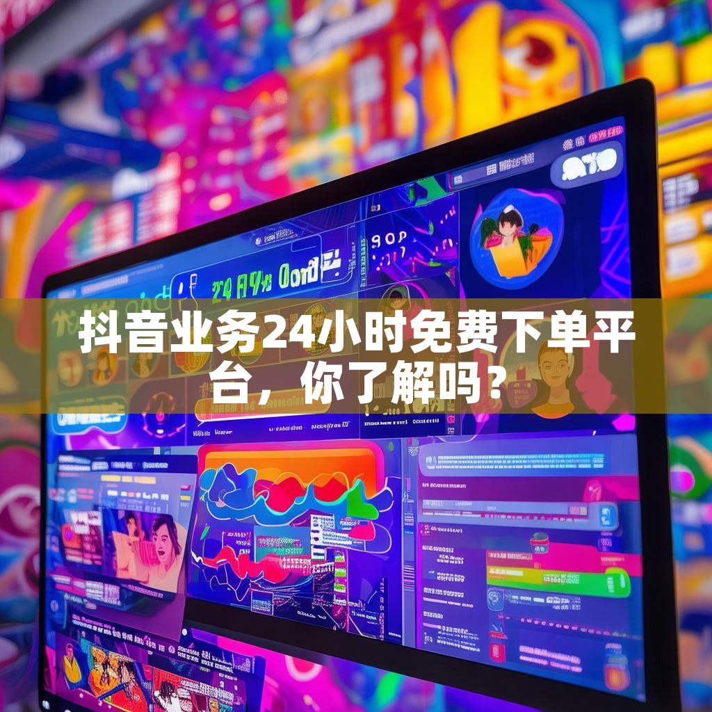 抖音业务24小时免费下单平台，你了解吗？