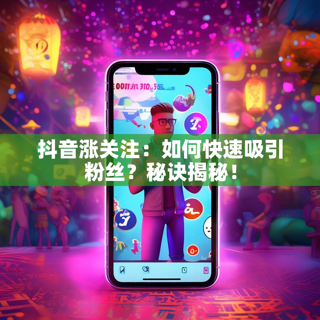 抖音涨关注：如何快速吸引粉丝？秘诀揭秘！