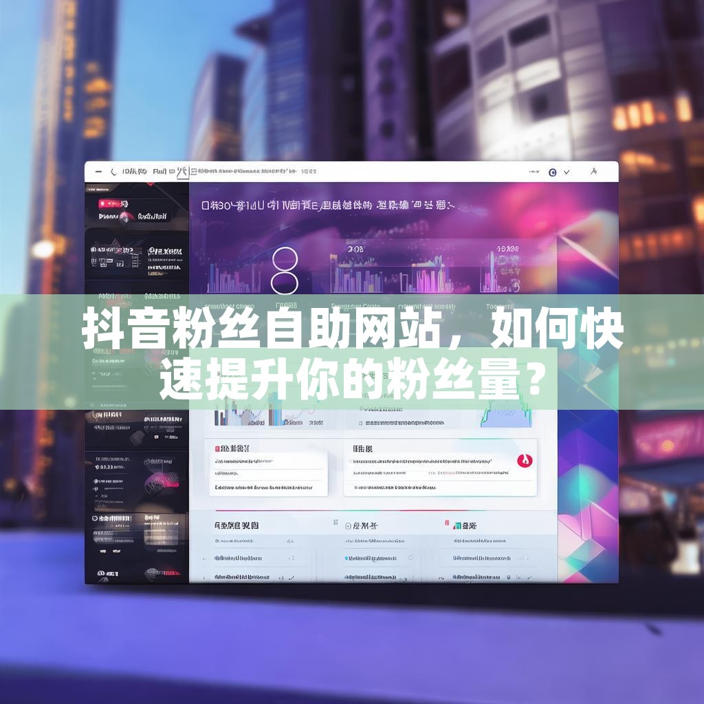 抖音粉丝自助网站，如何快速提升你的粉丝量？