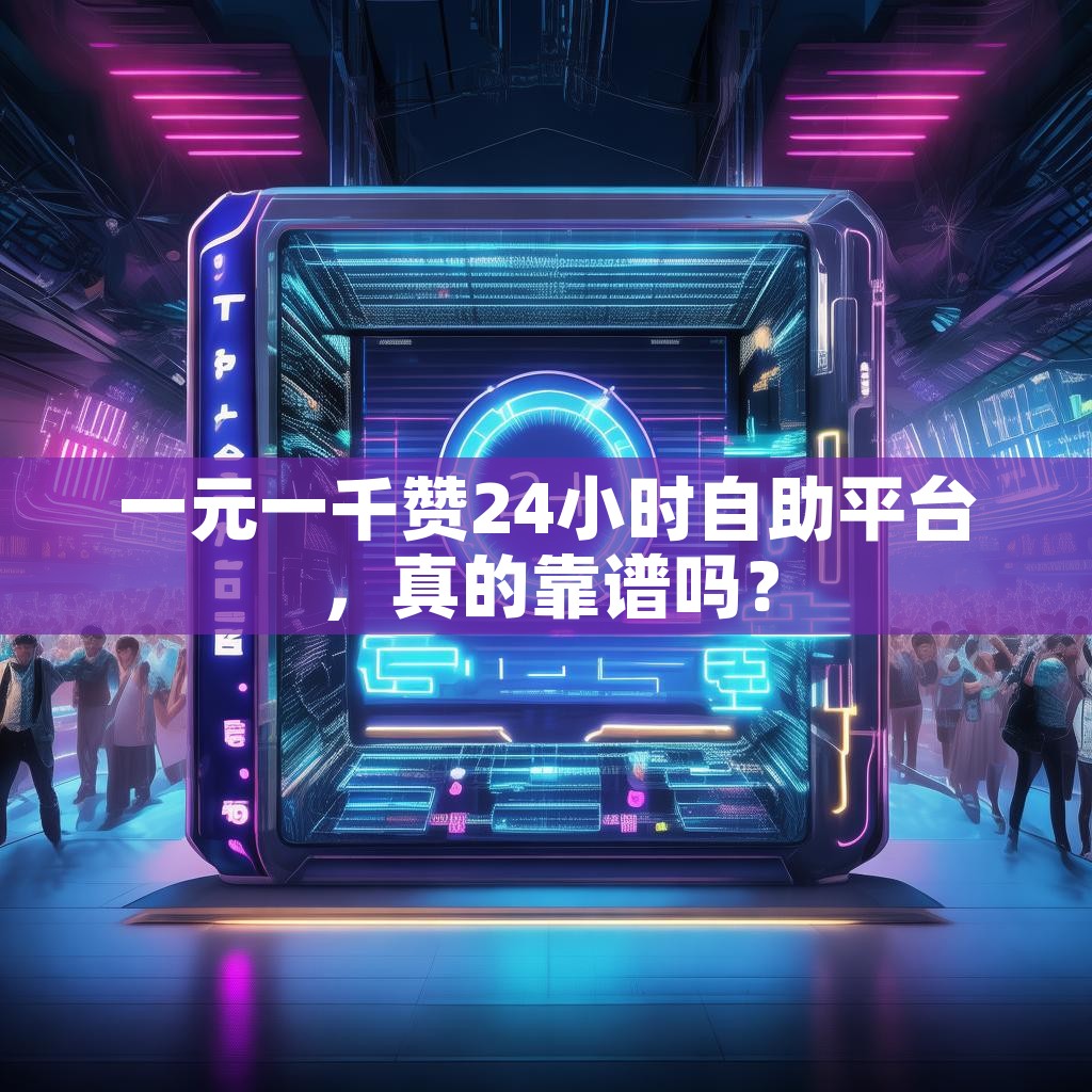 一元一千赞24小时自助平台,真的靠谱吗?
