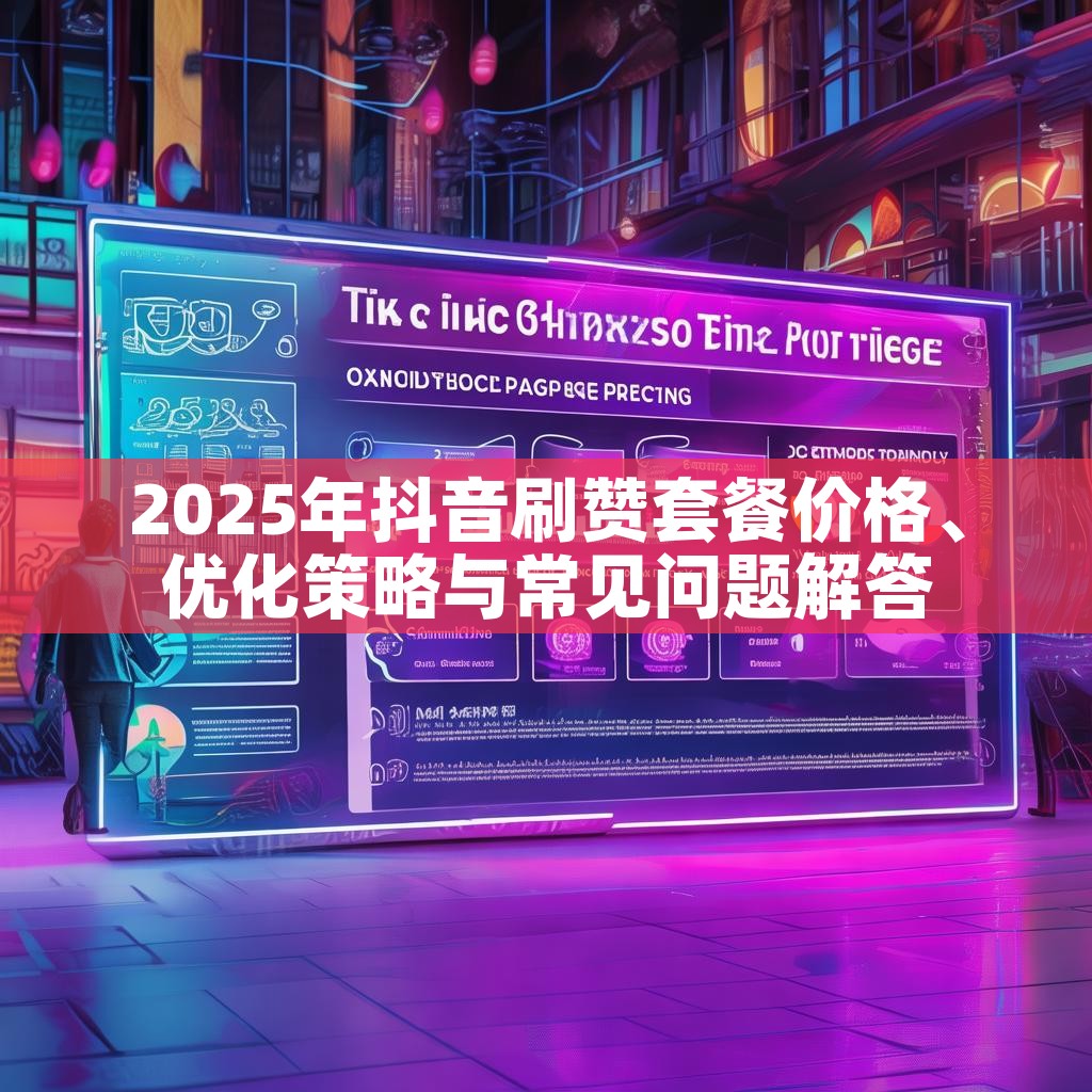 2025年抖音刷赞套餐价格、优化策略与常见问题解答