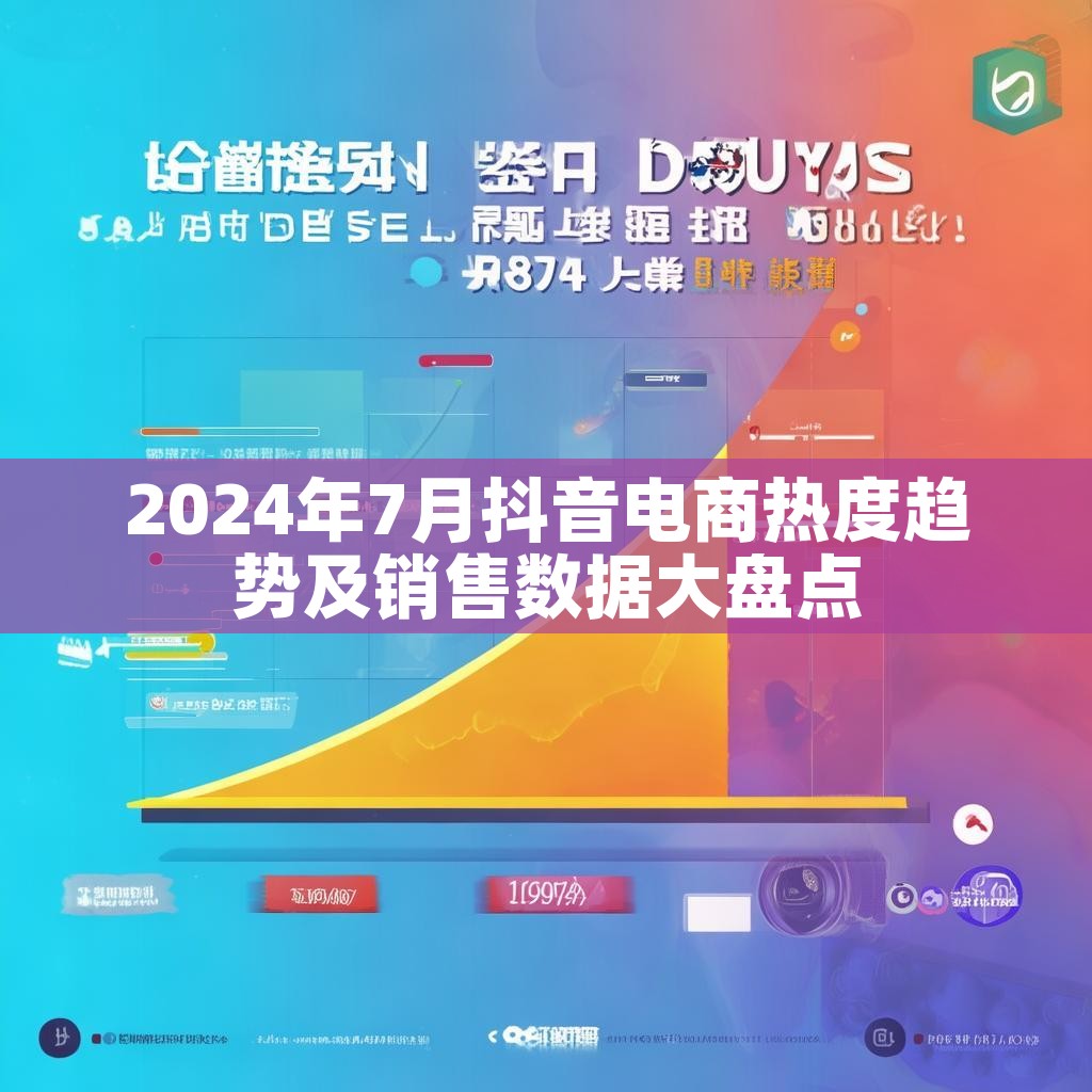 2024年7月抖音电商热度趋势及销售数据大盘点