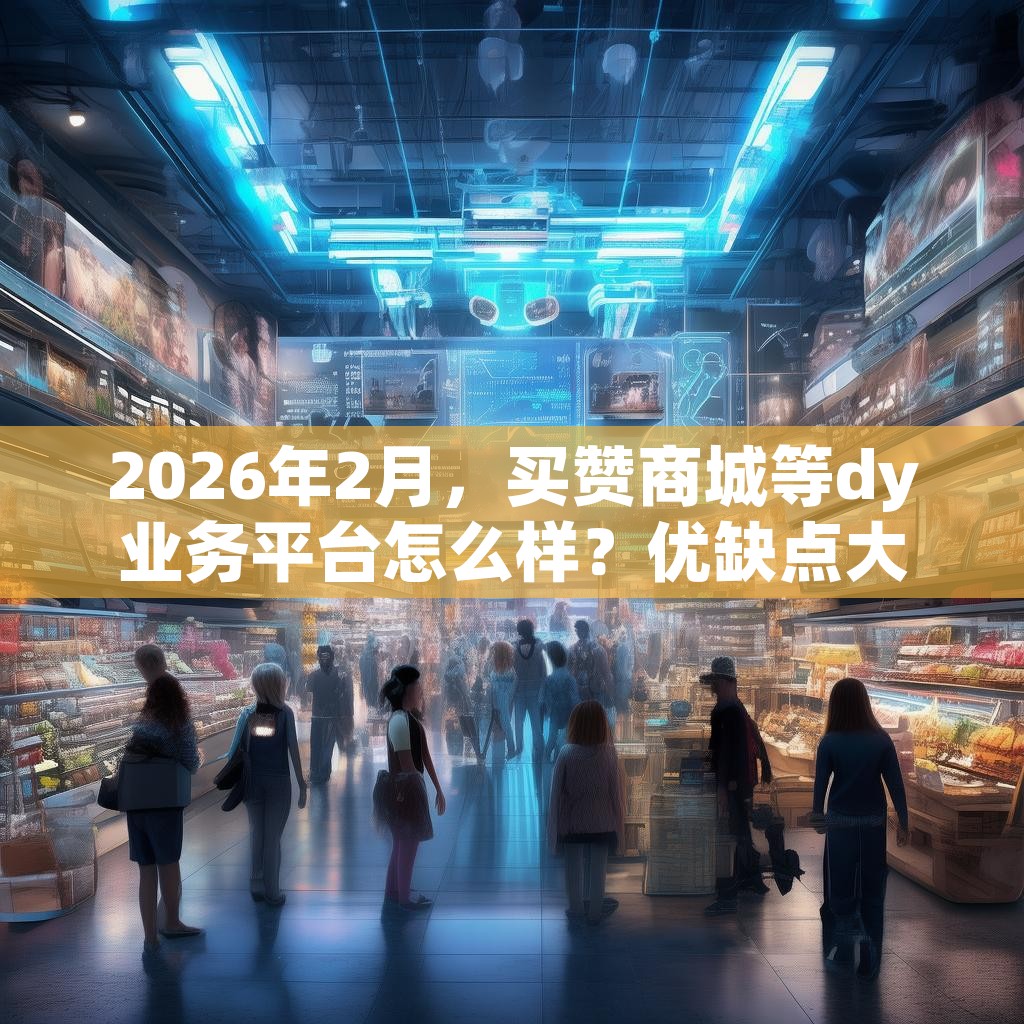 2026年2月，买赞商城等dy业务平台怎么样？优缺点大揭秘