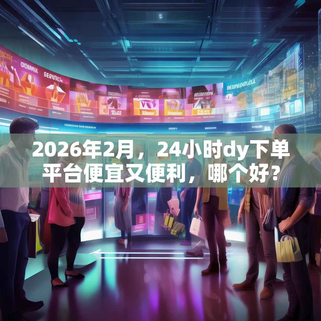 2026年2月，24小时dy下单平台便宜又便利，哪个好？