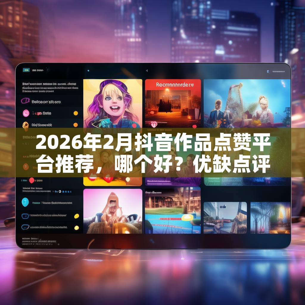 2026年2月抖音作品点赞平台推荐，哪个好？优缺点评价看这里