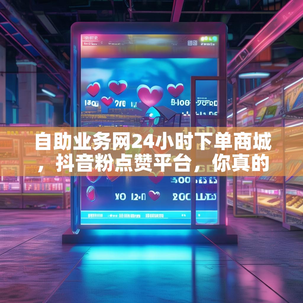 自助业务网24小时下单商城，抖音粉点赞平台，你真的了解吗？