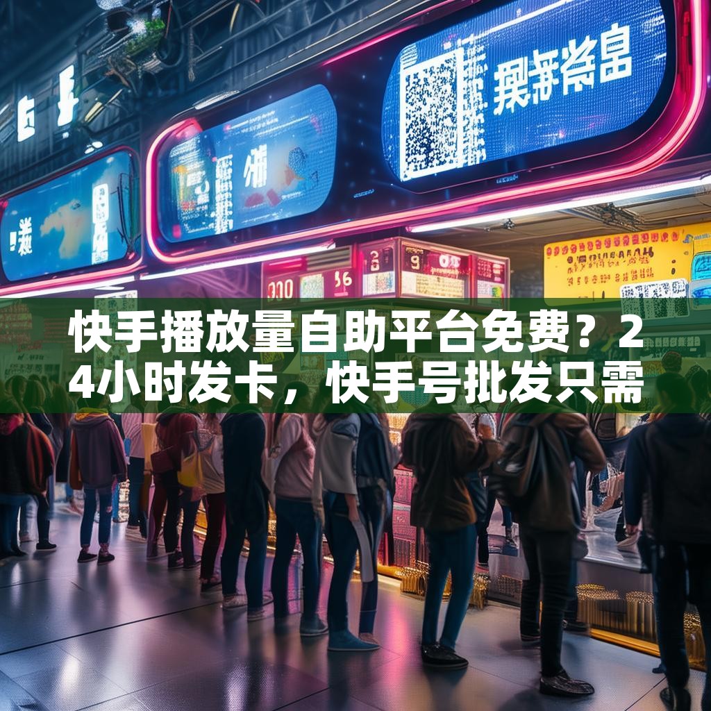 快手播放量自助平台免费？24小时发卡，快手号批发只需3元！