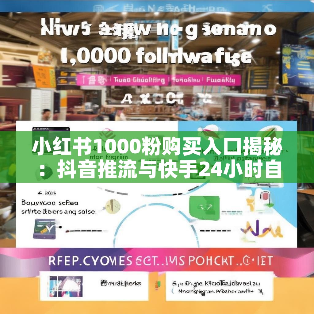小红书1000粉购买入口揭秘：抖音推流与快手24小时自助推广，你选哪个？
