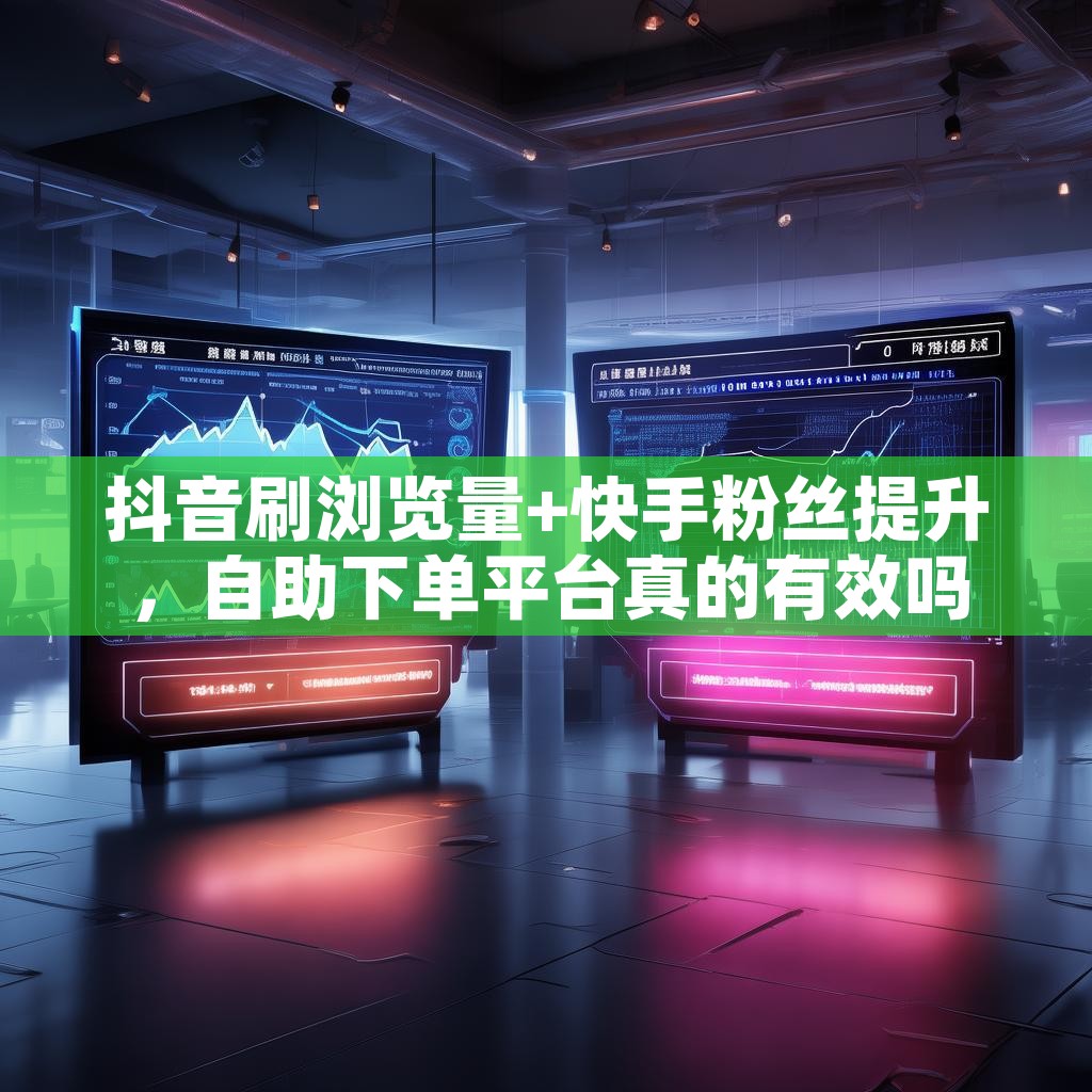 抖音刷浏览量+快手粉丝提升，自助下单平台真的有效吗？