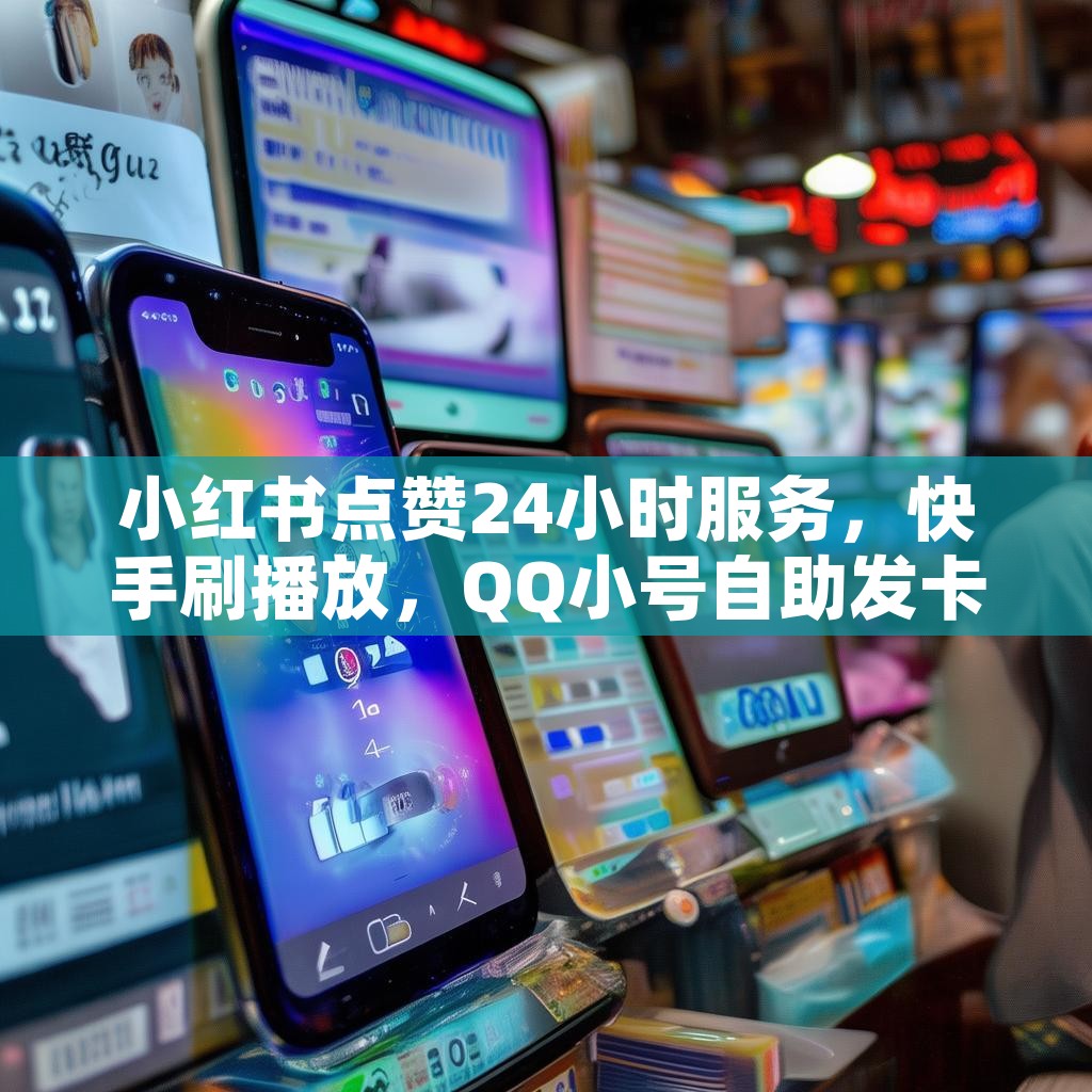 小红书点赞24小时服务，快手刷播放，QQ小号自助发卡，你真的了解吗？