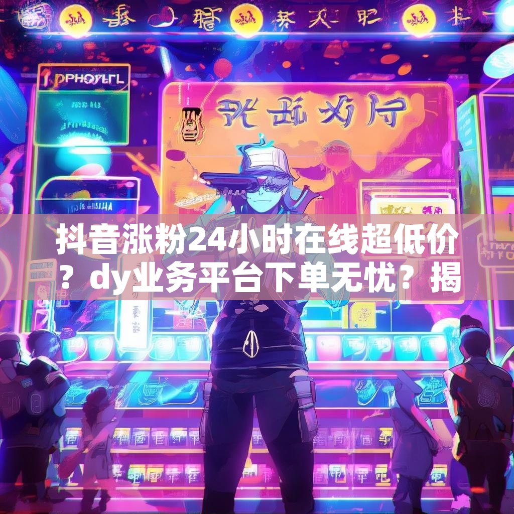 抖音涨粉24小时在线超低价？dy业务平台下单无忧？揭秘抖音24小时秒到自助服务！