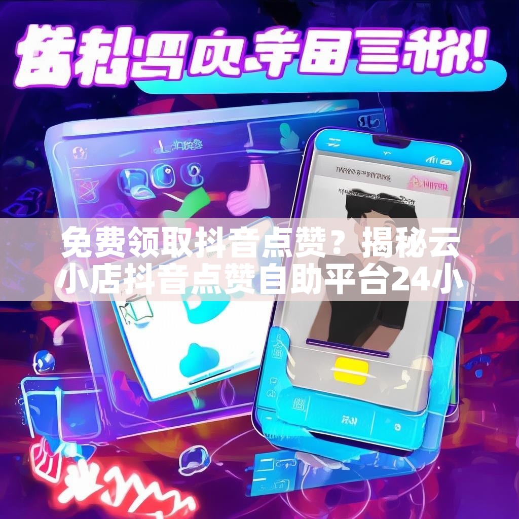 免费领取抖音点赞？揭秘云小店抖音点赞自助平台24小时秒到账的秘密！