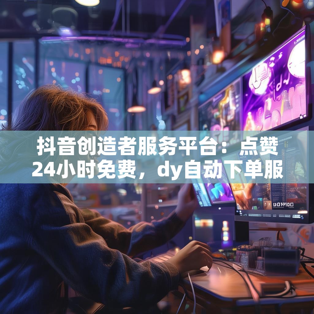 抖音创造者服务平台：点赞24小时免费，dy自动下单服务，你体验过了吗？