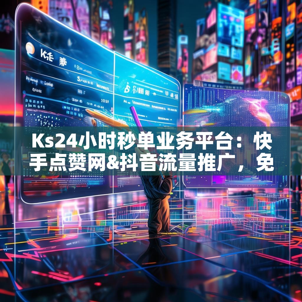 Ks24小时秒单业务平台：快手点赞网&抖音流量推广，免费流量真的靠谱吗？