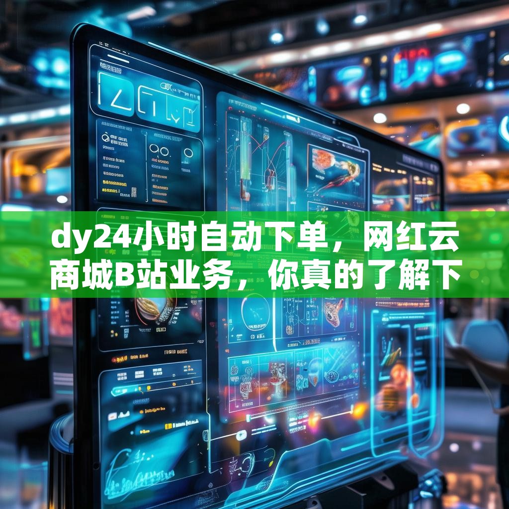 dy24小时自动下单，网红云商城B站业务，你真的了解下单平台吗？