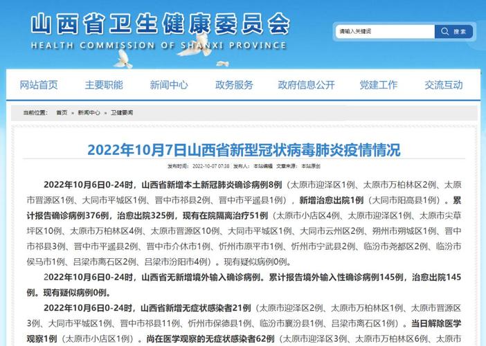 山西疫情最新消息 今天山西有疑似病例吗