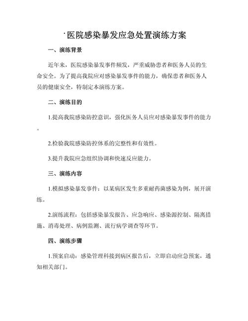 疫情防控应急演练方案 脚本模板范文下载